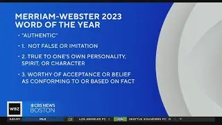 Merriam-Webster names 2023 word of the year