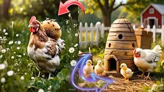 The bees made a home on the chicken's back miracle animal zoo