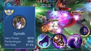 Part 110 | Dyrroth New Buffed Vs Hayabusa | Global Dyrroth New Build 2025 Carry Team!!!