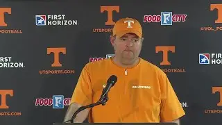 Coach Josh Heupel speaks after loss on Third Saturday in October