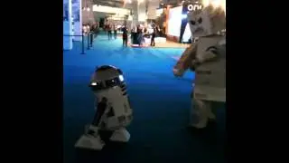 Cybercandy & R2D2 at EuroGamer Expo 2011