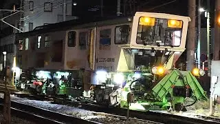 大船保線技術センター  ユニオン建設 マルチプルタイタンパー　大船返却　逗子発車　2026.1.9.0:59