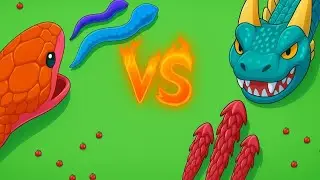 Snake Clash.io 🔥 Snake Clash Vs Snake Hero 🐍 MAX LEVEL EPIC SNAKE CLASH 🐍#86