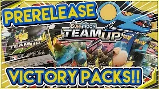 Pokemon Team Up Prerelease Victory Packs!