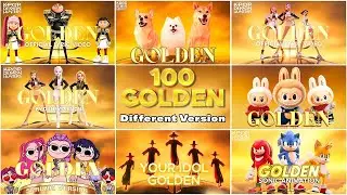 Song 'GOLDEN Huntrx Through Different Versions ~ Guess The Song Golden KPOP DEMON HUNTERS