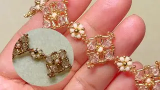 EYE CATCHING BEADS BRACELET, How to make Bugle Beaded Bracelet Tutorial