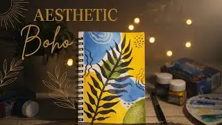 Asthetic BOHO Art Painting 🎨😍 | Easy Drawing Ideas #minimalist 