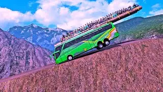 overloaded bus - the most dangerous road