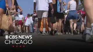 Heat wave does not deter Chicagoans getting outside