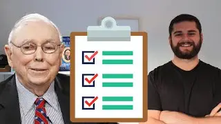 Charlie Munger's Simple Investing Checklist (Value Investing)