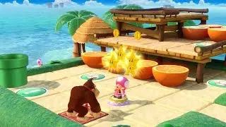 Super Mario Party Partner Party #895 Watermelon Walkabout DK & Daisy vs Monty Mole & Pom Pom