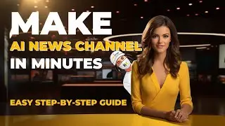 NO STUDIO, NO STAFF! LAUNCH YOUR AI-POWERED NEWS CHANNEL TODAY! Easy Step-By-Step Guide 🚀