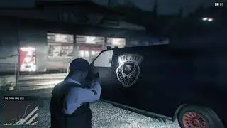 Применение оружие офицером Tommy West, code-0. GTA 5