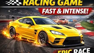 Yellow Racing Car Gameplay 🏁 | Fast & Furious Racing Game