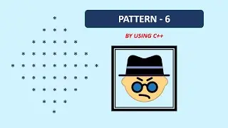 Pattern - 6 | By using C++ language | Triangle patterns | By CODE CONVENT