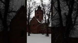 Protestant Church P&ouml;tnitz in Winter | Dessau-Mildensee, Germany