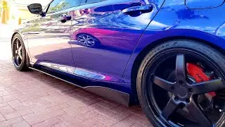 Universal Side Skirts Install on Honda Accord 2018-2019