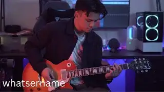 whatsername - green day (detuned guitar cover - 4K)