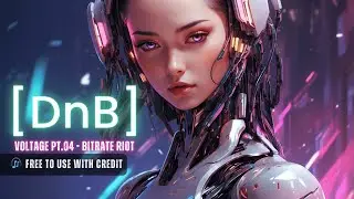 DnB by Moonwave | No Copyright Music | ⚡VOLTAGE Pt.04 &ndash; Bitrate Riot