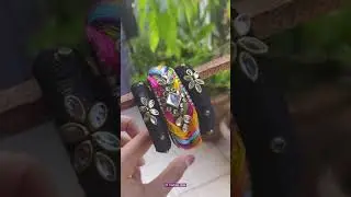 Black and Multi Color Bangles | SilkThread Bangles | VJ Fashion Home  | By Varsha