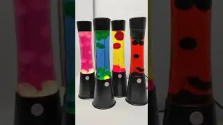 Двухцветные Лава-лампы в черном корпусе высотой 40 см. от магазина msgame.ru