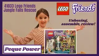 LEGO Friends Jungle Falls Rescue. Unboxing, build, Review! #41033