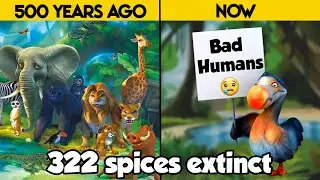 Animal extinction because of humans 😞