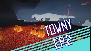 LOST IN HELL :: Ep 2 :: Minecraft Towny  Shaders 3D Resource Pack
