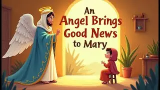 An Angel Brings Good News to Mary! ✨👼 | Bible Read Along for Kids | Animated Bible Stories