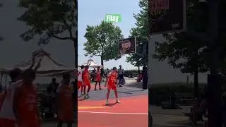 Layup by Kingston Hoops in the Sun @ orchard beach 07142024 #summerbasketball #hoopsinthesun