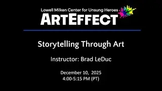 Storytelling Through Art | ARTEFFECT Professional Development 2025-2026