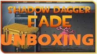 CSGO | SHADOW DAGGERS/KNIFES [UNBOXING REACTION]