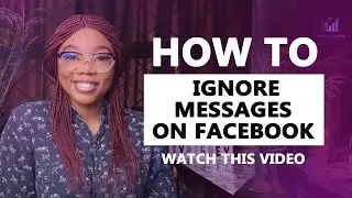 How to ignore facebook message without blocking