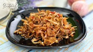 Ikan Bilis Cili Padi Garing - Tips ikan bilis kekal garing