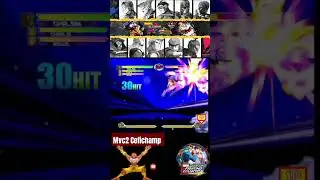 Mvc2: Cefichamp - Dhalsim corner combo + mixups to Yoga Flame with Nash assist DHC extended combo