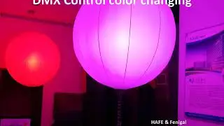 Pearl Inflatable LED Light Dual Lighting Sourse Nylor Fabric