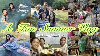 A Fun Summer Vlog🌞// River Bathing, Food & Shopping Vlog🛍️🌼/ ARUNACHAL PRADESH📍| INDIA🇮🇳