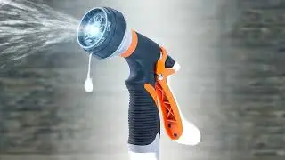 Multi-Function Garden Hose Nozzle with 8 Spray Patterns