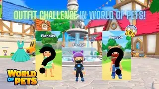 Outfit Challenge in World of Pets!👕👗