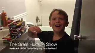 Episode 001: Hudson's LEGO Titanic Ship - Will It FLOAT!?!