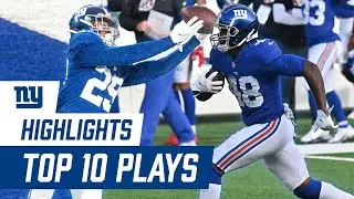 Top 10 Plays from 2020 Season! | New York Giants