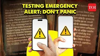 EMERGENCY ALERT: Indian Government sounds test alert triggering millions of mobile phones