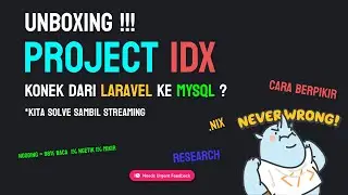 Setup Laravel , Mysql dan Lainnya di Project IDX by Google