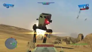 Star Wars Battlefront 2004 Dune Sea Instant Action / Speeder tank assault that didnt go as planned!