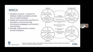Presentation B6-P4: An Integrated Model of Feedback and Assessment: From fine grained to holistic...