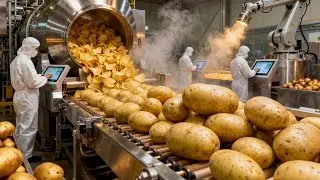 Inside a Pringles Factory | Full Potato Chip Manufacturing Process