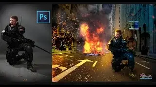 Dramatic Photo Manipulation Effects Photoshop CC Tutorial