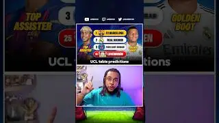 FULL UCL Predictions in 90 seconds! 🏆
