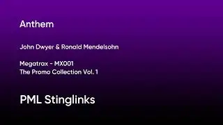 Anthem - John Dwyer & Ron Mendelsohn | Megatrax (MX001) [Full Track] - PML Stinglinks #45