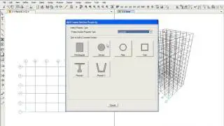 SAP2000 Tutorial 3-  Defining Section Properties : Beam and Column